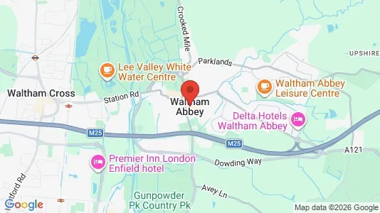 Houses for rent i Waltham abbey - Essex - kort over placeringen