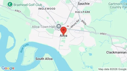 Apartments for rent i Alloa/Clackmannan - Clackmannanshire - kort over placeringen