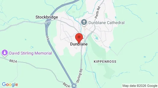 Apartments for rent i Dunblane - Perthshire - kort over placeringen
