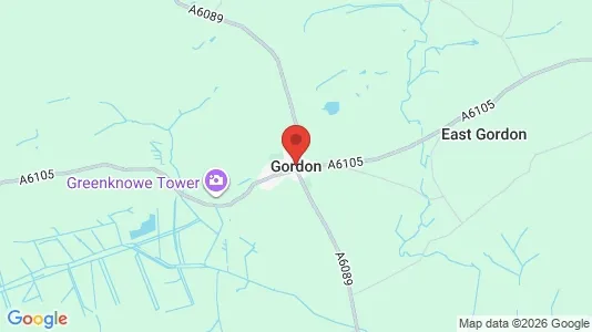 Apartments for rent i Gordon - Berwickshire - kort over placeringen