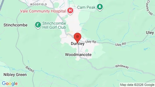 Houses for rent i Dursley - Gloucestershire - kort over placeringen