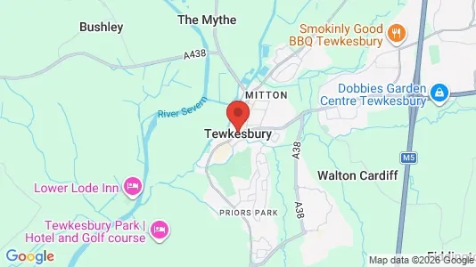 Houses for rent i Tewkesbury - Gloucestershire - kort over placeringen
