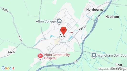 Houses for rent i Alton - Hampshire - kort over placeringen