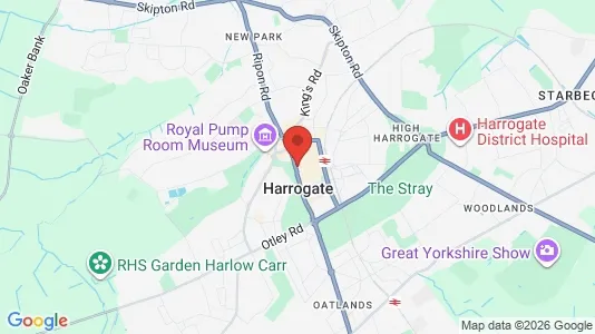 Apartments for rent i Harrogate - North Yorkshire - kort over placeringen