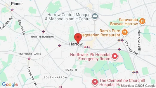Houses for rent i Harrow - Middlesex - kort over placeringen