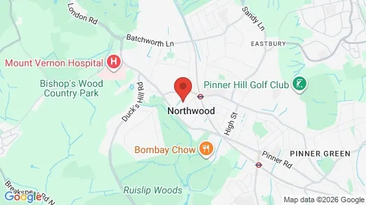 Apartments for rent i Northwood - Middlesex - kort over placeringen