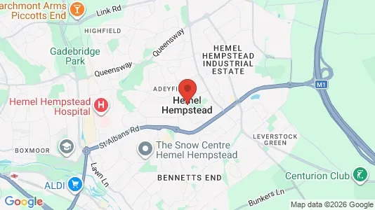 Apartments for rent i Hemel Hempstead - Hertfordshire - kort over placeringen