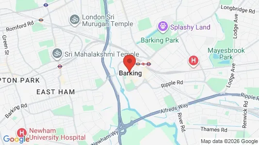Apartments for rent i Barking - Essex - kort over placeringen