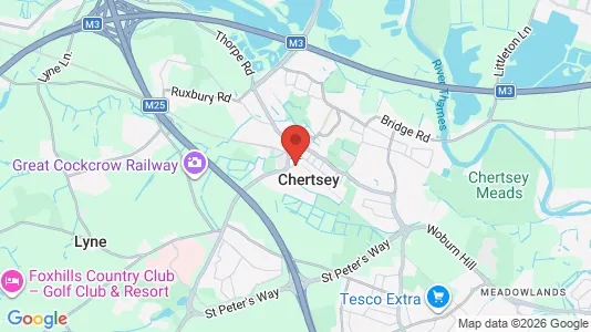 Apartments for rent i Chertsey - Surrey - kort over placeringen
