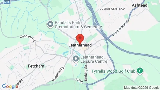 Houses for rent i Leatherhead - Surrey - kort over placeringen