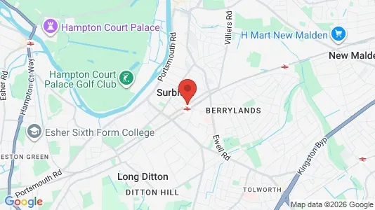 Apartments for rent i Surbiton - Surrey - kort over placeringen