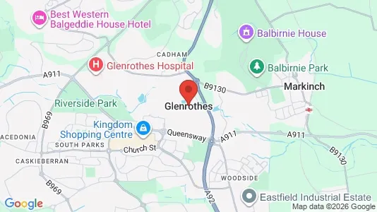 Apartments for rent i Glenrothes - Fife - kort over placeringen