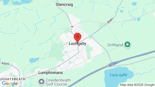Apartments for rent i Lochgelly - Fife - kort over placeringen