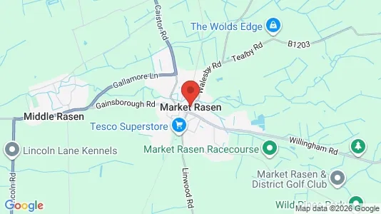 Houses for rent i Market Rasen - Lincolnshire - kort over placeringen