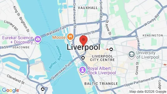 Houses for rent i Liverpool - Merseyside - kort over placeringen