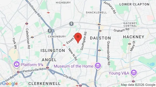 Apartments for rent i London N1 - kort over placeringen
