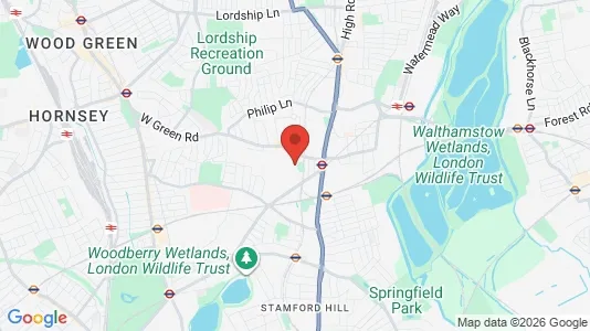 Apartments for rent i London N15 - kort over placeringen