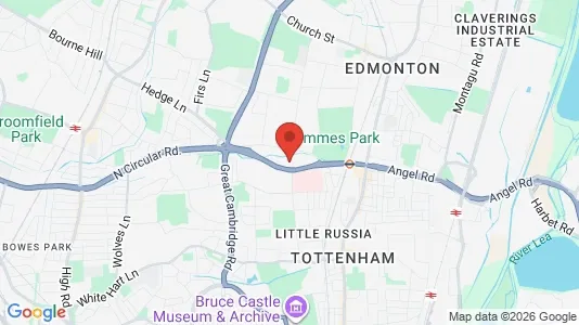 Apartments for rent i London N18 - kort over placeringen