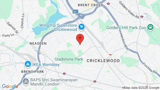 Apartments for rent i London NW2 - kort over placeringen