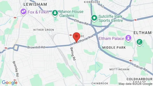 Apartments for rent i London SE12 - kort over placeringen