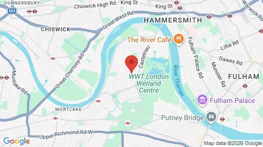 Apartments for rent i London SW13 - kort over placeringen