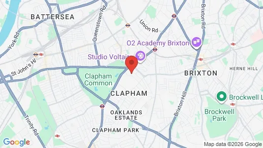 Apartments for rent i London SW4 - kort over placeringen