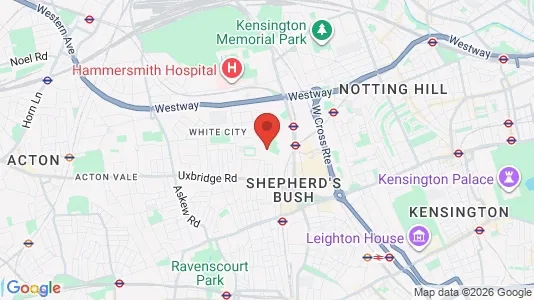 Apartments for rent i London W12 - kort over placeringen