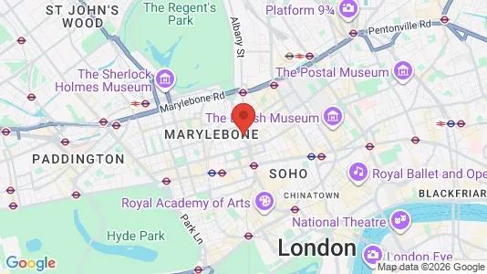 Apartments for rent i London W1A - kort over placeringen