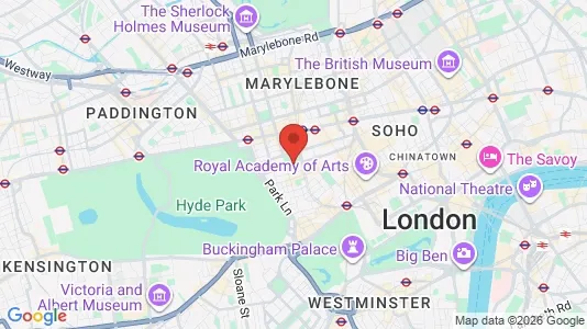 Apartments for rent i London W1K - kort over placeringen