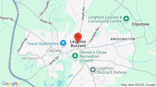 Apartments for rent i Leighton Buzzard - Bedfordshire - kort over placeringen