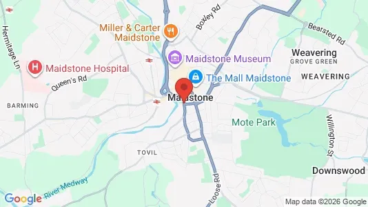 Apartments for rent i Maidstone - Kent - kort over placeringen