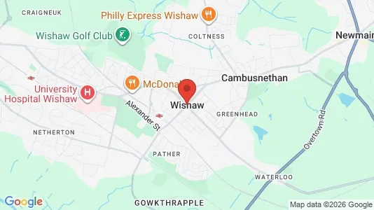 Apartments for rent i Wishaw - Lanarkshire - kort over placeringen