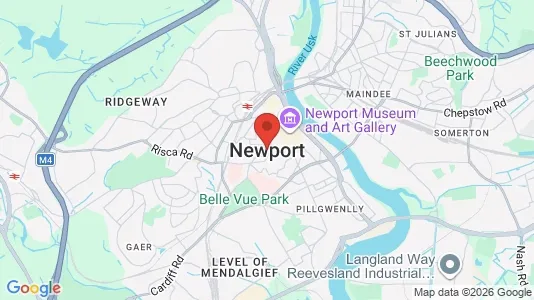 Apartments for rent i Newport - Gwent - kort over placeringen