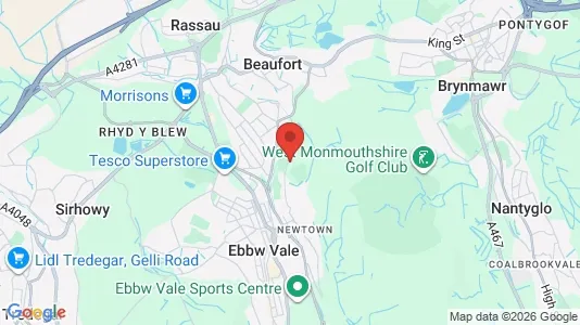 Apartments for rent i Tredegar - Gwent - kort over placeringen