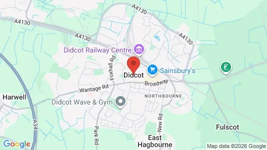 Houses for rent i Didcot - Oxfordshire - kort over placeringen