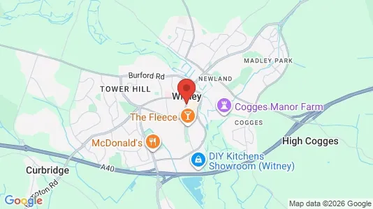 Apartments for rent i Witney - Oxfordshire - kort over placeringen