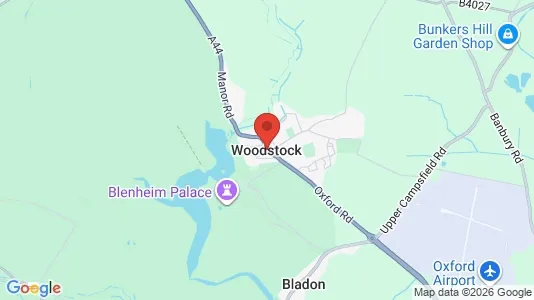 Apartments for rent i Woodstock - Oxfordshire - kort over placeringen