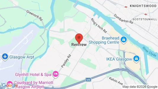 Apartments for rent i Renfrew - Renfrewshire - kort over placeringen