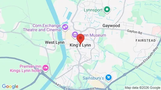 Apartments for rent i King's Lynn - Norfolk - kort over placeringen