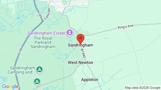 Apartments for rent i Sandringham - Norfolk - kort over placeringen