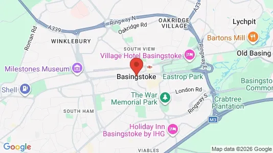Apartments for rent i Basingstoke - Hampshire - kort over placeringen
