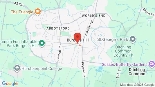 Apartments for rent i Burgess Hill - West Sussex - kort over placeringen