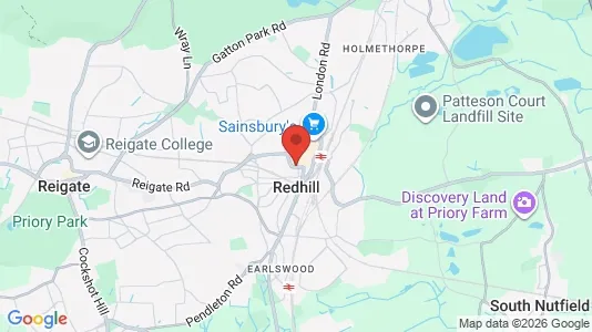 Apartments for rent i Redhill - Surrey - kort over placeringen