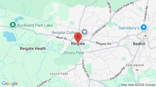 Apartments for rent i Reigate - Surrey - kort over placeringen