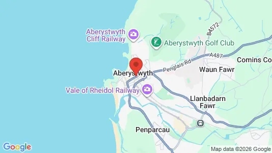 Apartments for rent i Aberystwyth/Llanon/Llanrhystud - Dyfed - kort over placeringen