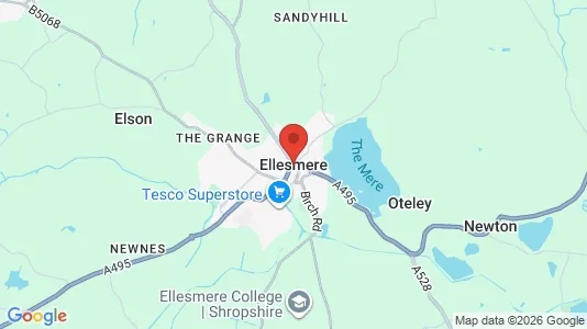 Houses for rent i Ellesmere - Shropshire - kort over placeringen