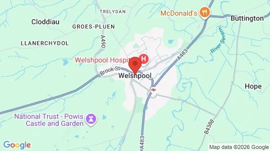 Apartments for rent i Welshpool - Powys - kort over placeringen