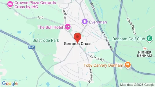 Apartments for rent i Gerrards Cross - Buckinghamshire - kort over placeringen