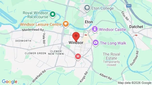 Houses for rent i Windsor - Berkshire - kort over placeringen