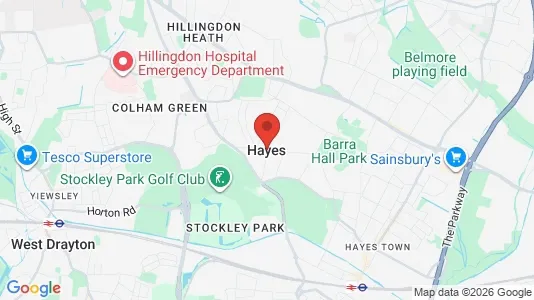 Apartments for rent i Hayes - Middlesex - kort over placeringen
